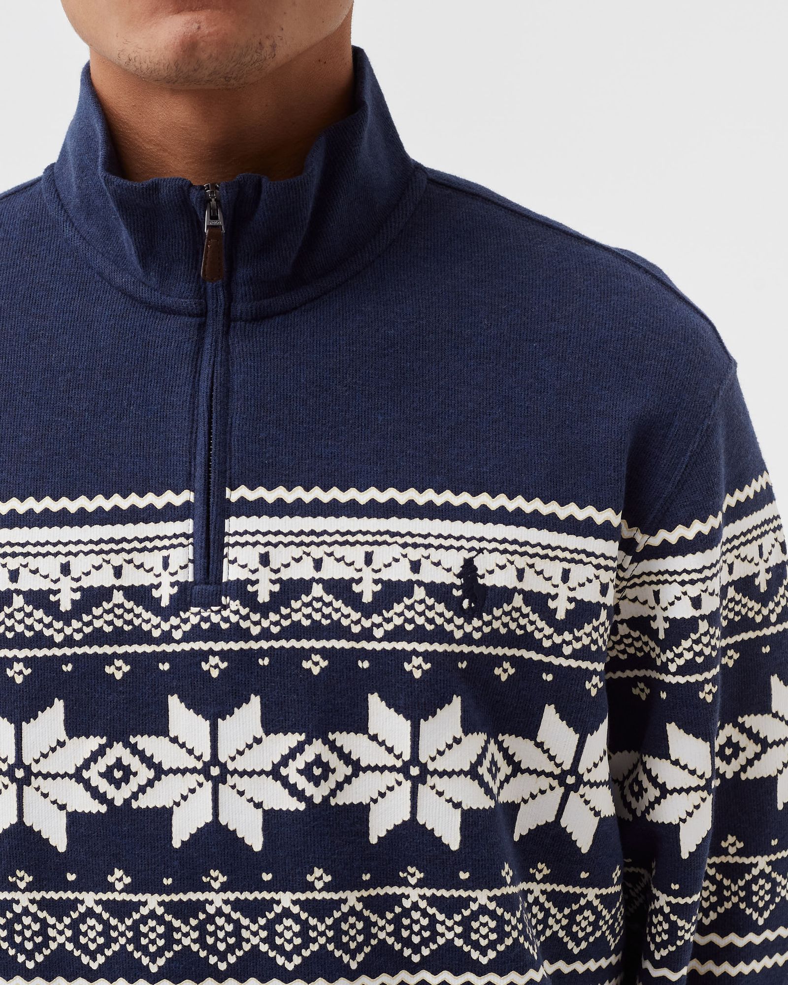 Snowflake Estate-Rib Pullover