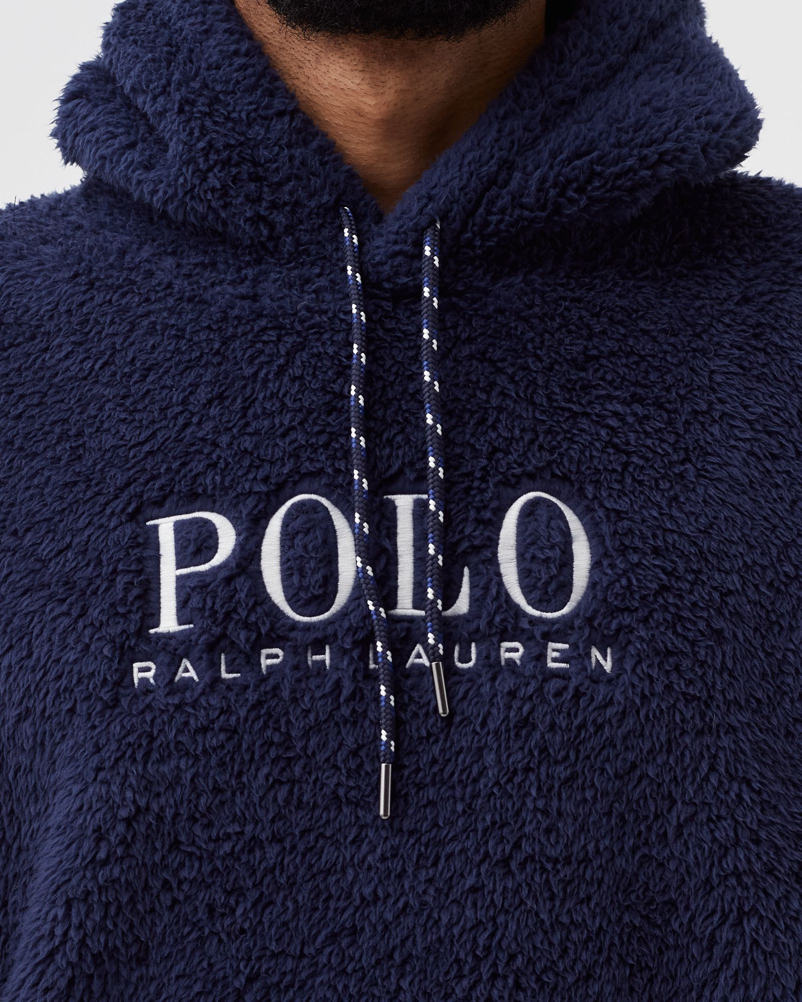 BORG FLEECE POPOVER HOODIE