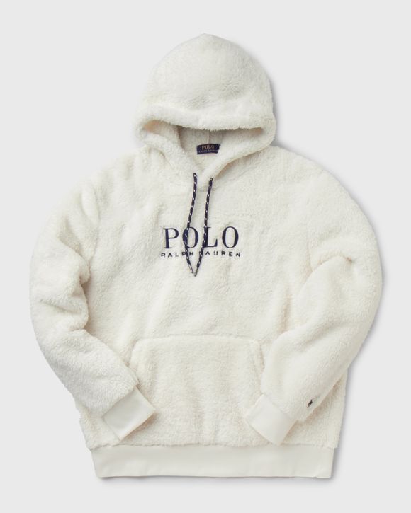 Polo Ralph Lauren BORG FLEECE POPOVER HOODIE White | BSTN Store