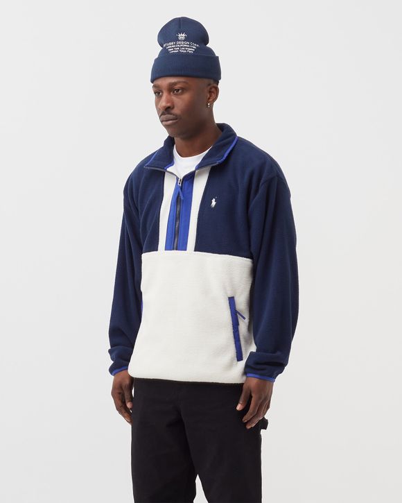 Polo Ralph Lauren VINTAGE HALF-ZIP FLEECE SWEATSHIRT Blue | BSTN Store