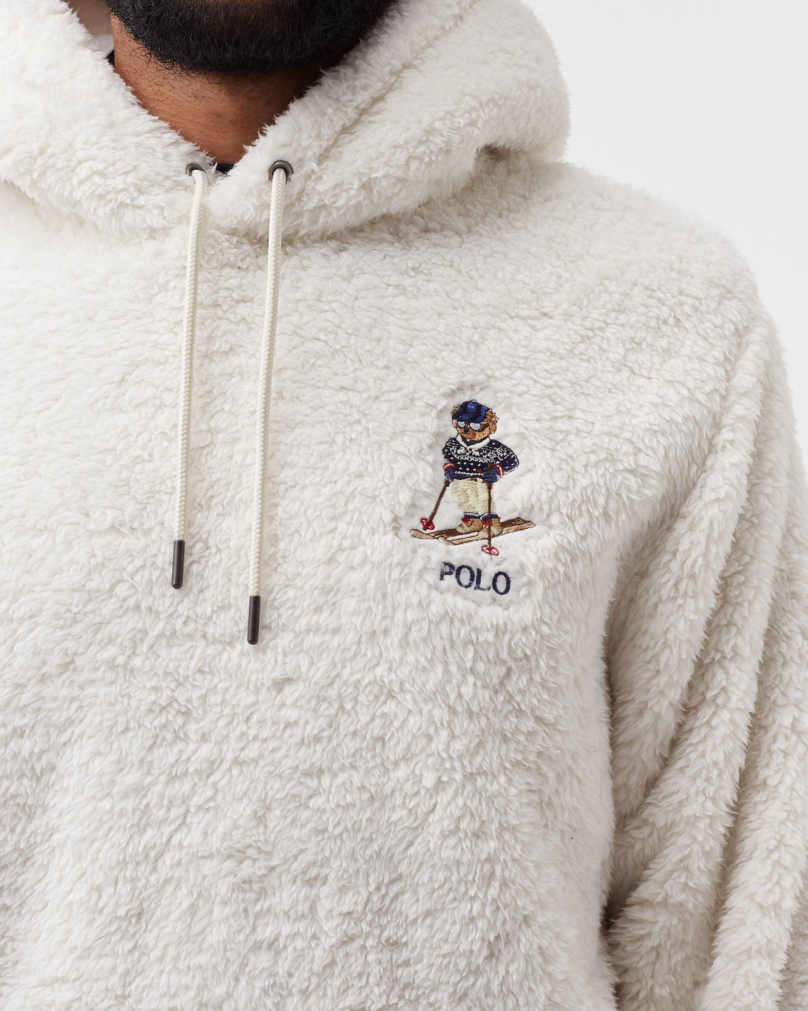 BORG FLEECE POPOVER HOODIE