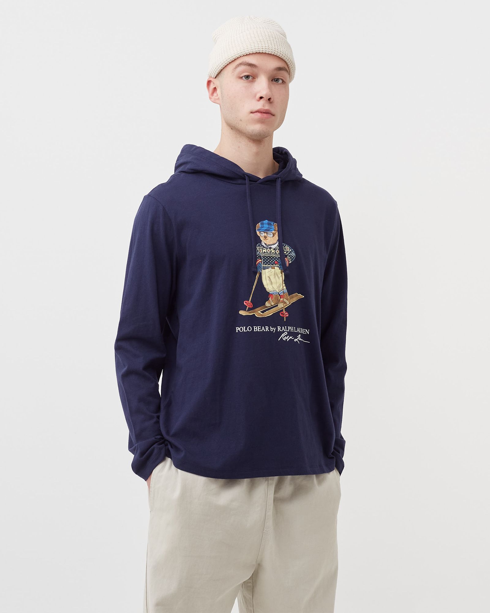 SKI POLO BEAR FLEECE HOODIE