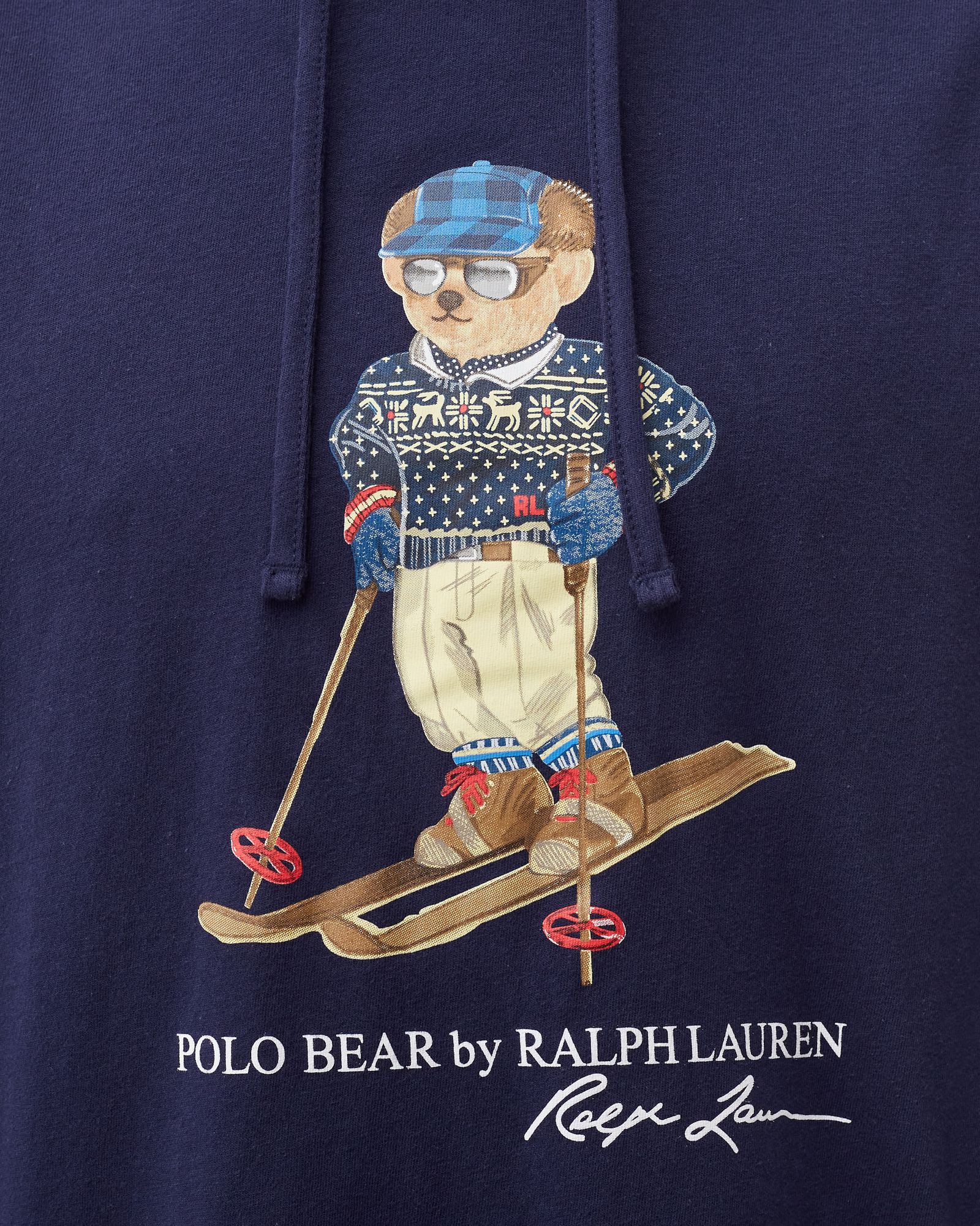 SKI POLO BEAR FLEECE HOODIE