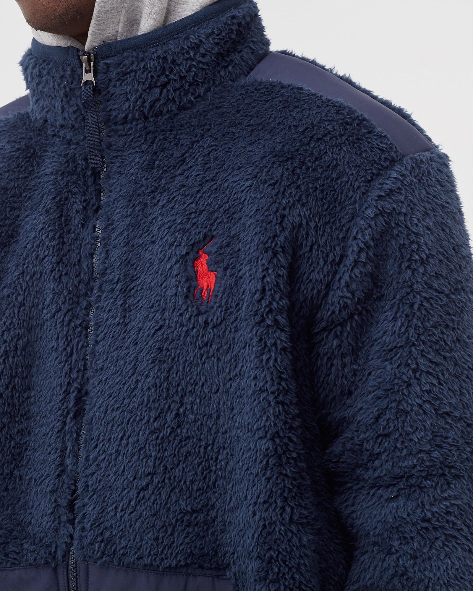 Color-Blocked Hybrid Jacket