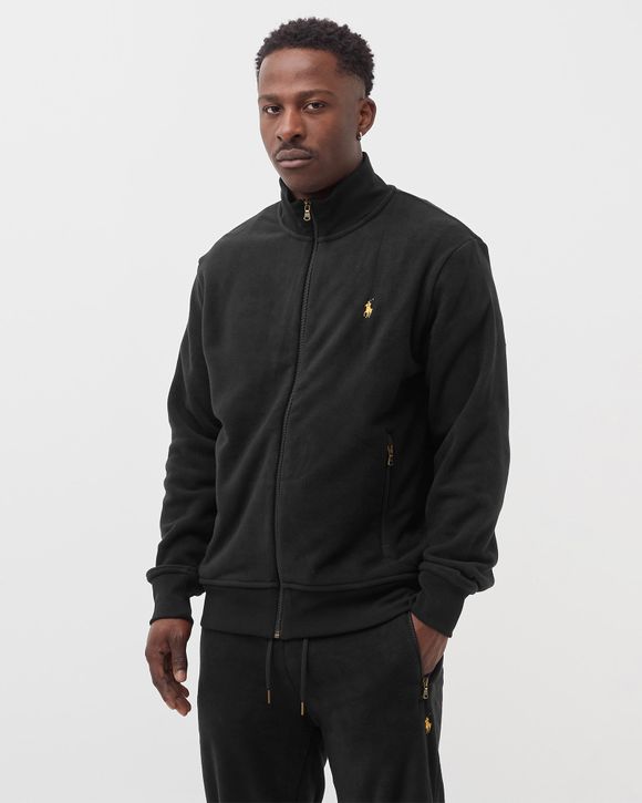 Polo Ralph Lauren Double-Knit Mesh Track Jacket Black - POLO BLACK