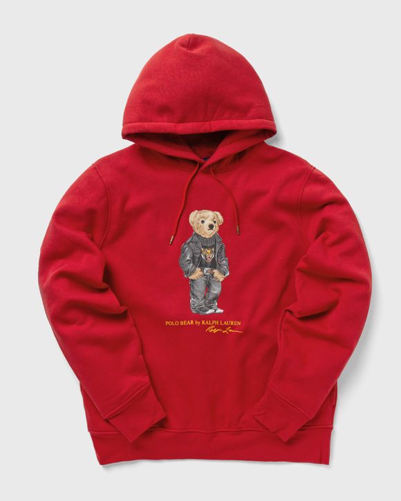 Polo bear outlet red hoodie