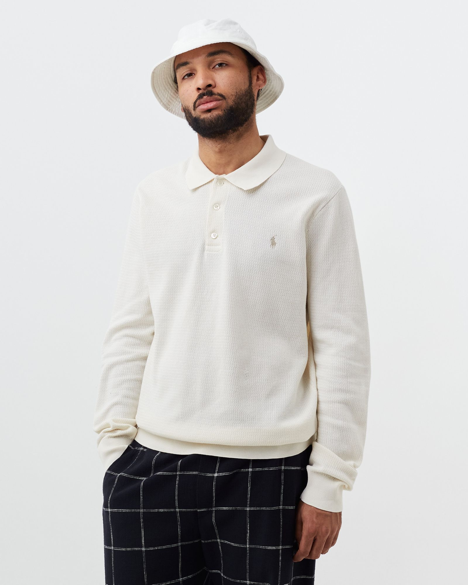 LONG SLEEVE POLO SHIRT