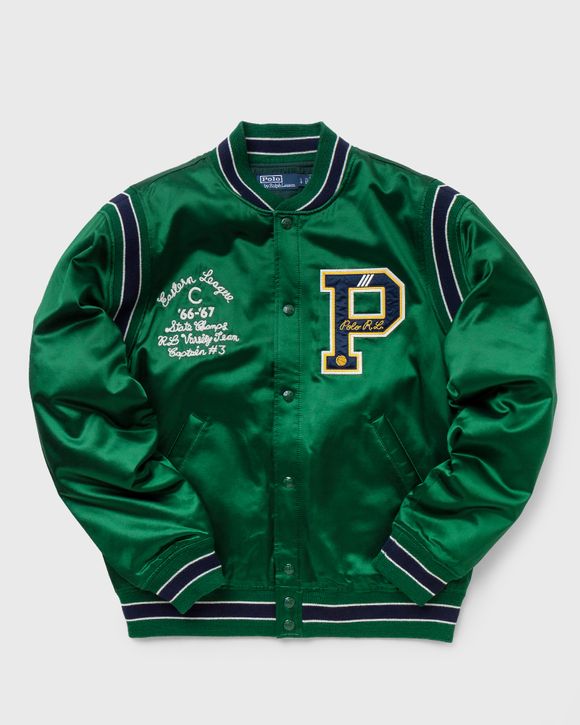 PUMA THE MASCOT T7 College Jacket, Emerald green Men's Bomber