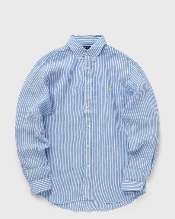 Polo Ralph Lauren LONG SLEEVE BUTTON FRONT SHIRT - Button-down blouse - hib  blue/blue 