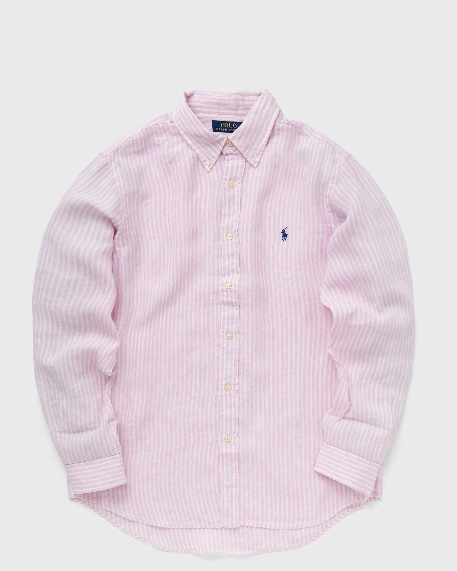 Polo Ralph Lauren - long sleeve-sport shirt men longsleeves pink in größe:l