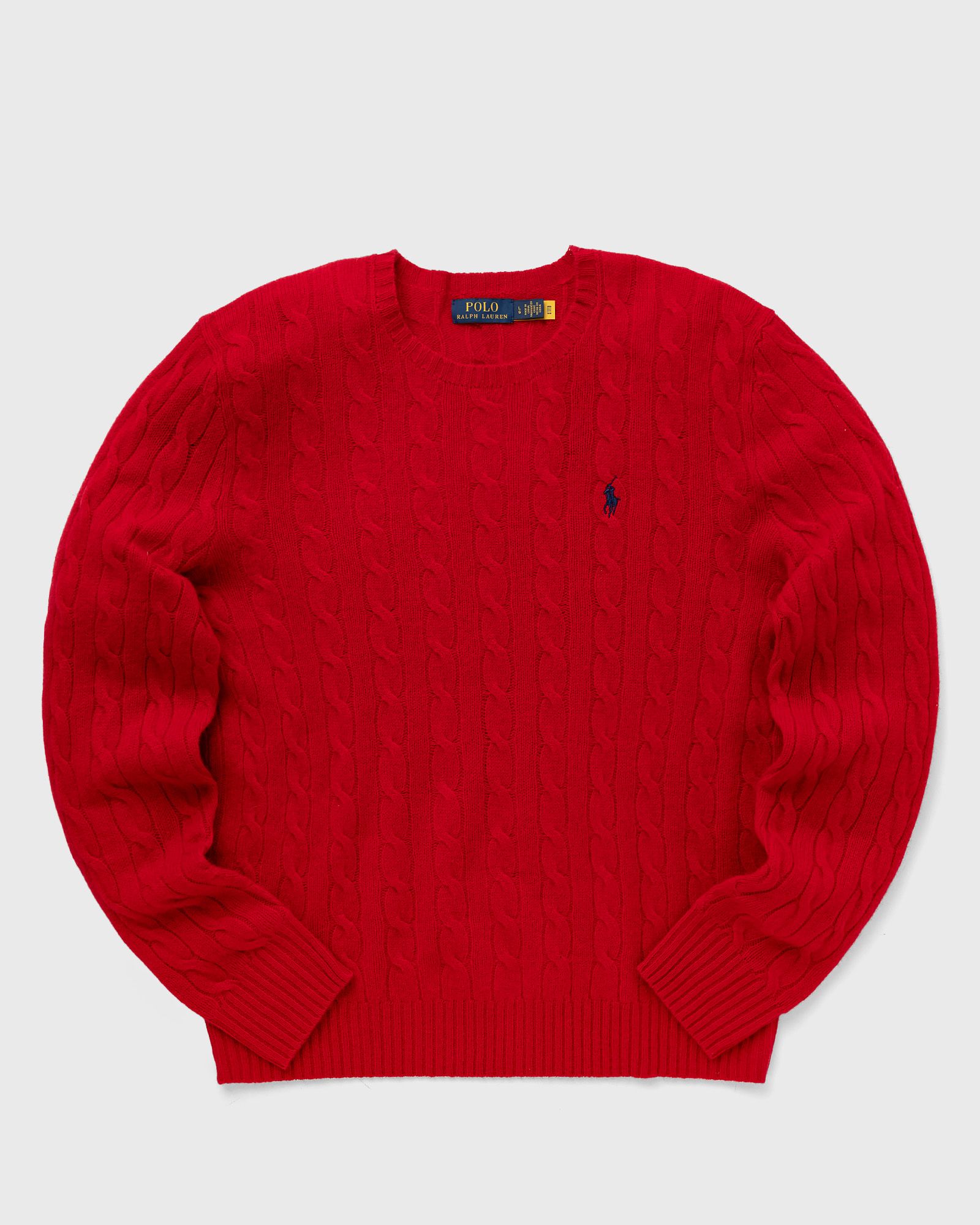 Polo Ralph Lauren - lscablecnpp-l/s pullover men pullovers red in größe:xl