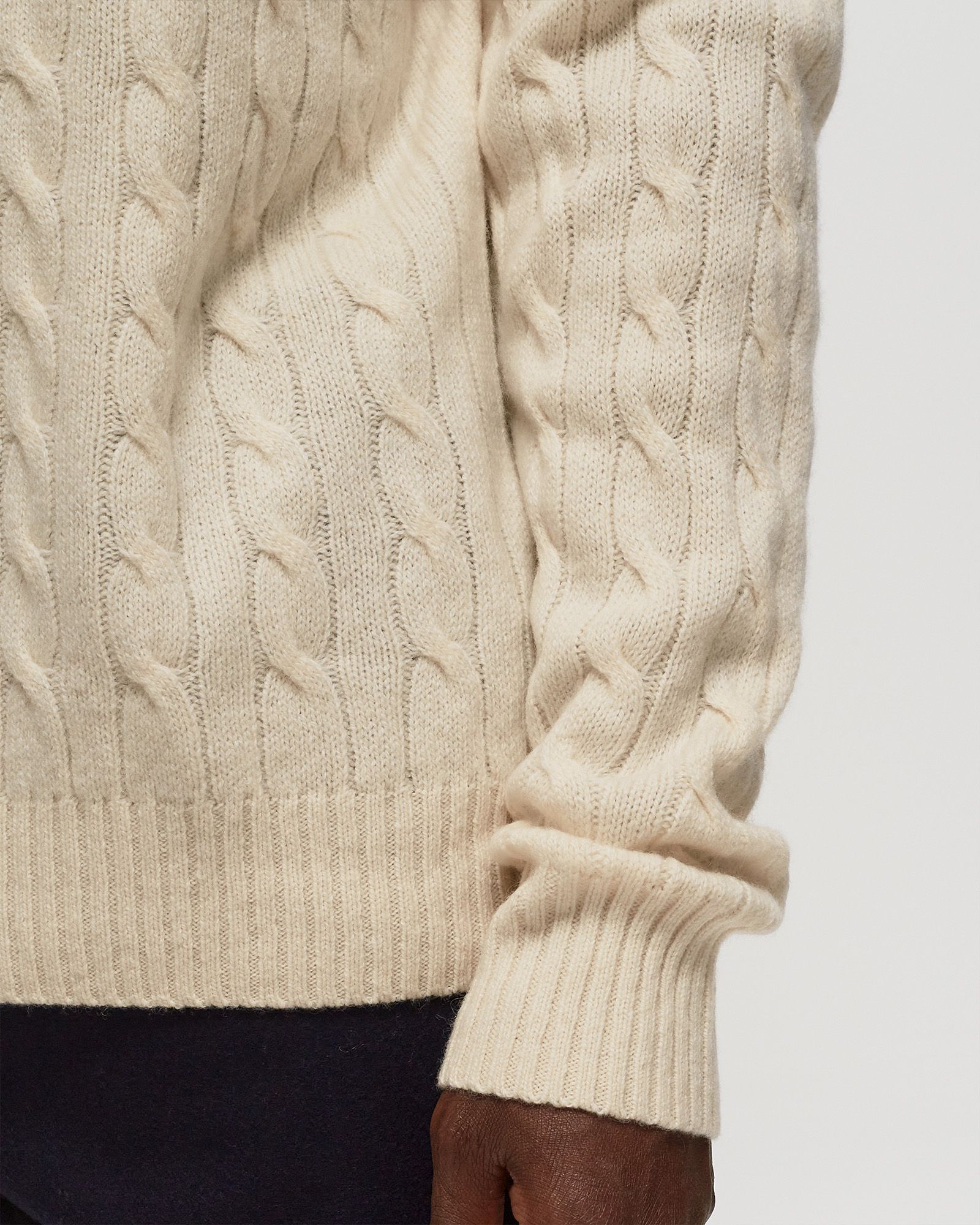 LSCABLEHZPP-L/S HALF ZIP PULLOVER