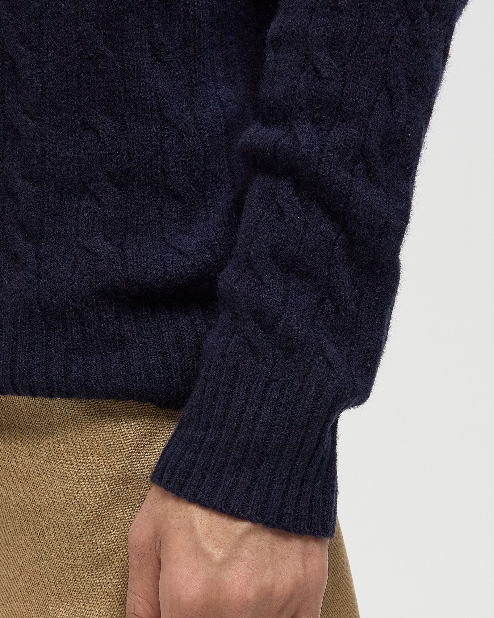 ZIP KNIT PULLOVER