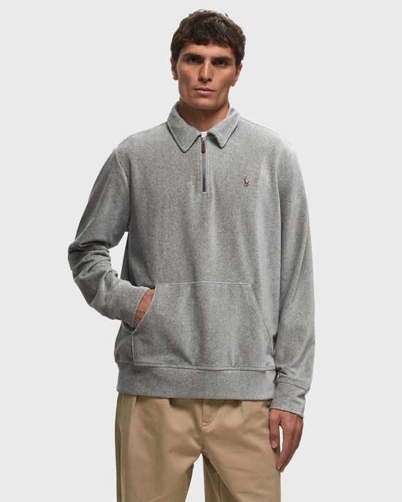 Polo Ralph Lauren LONG SLEEVE-HALF ZIP Grey - ANDOVER HEATHER