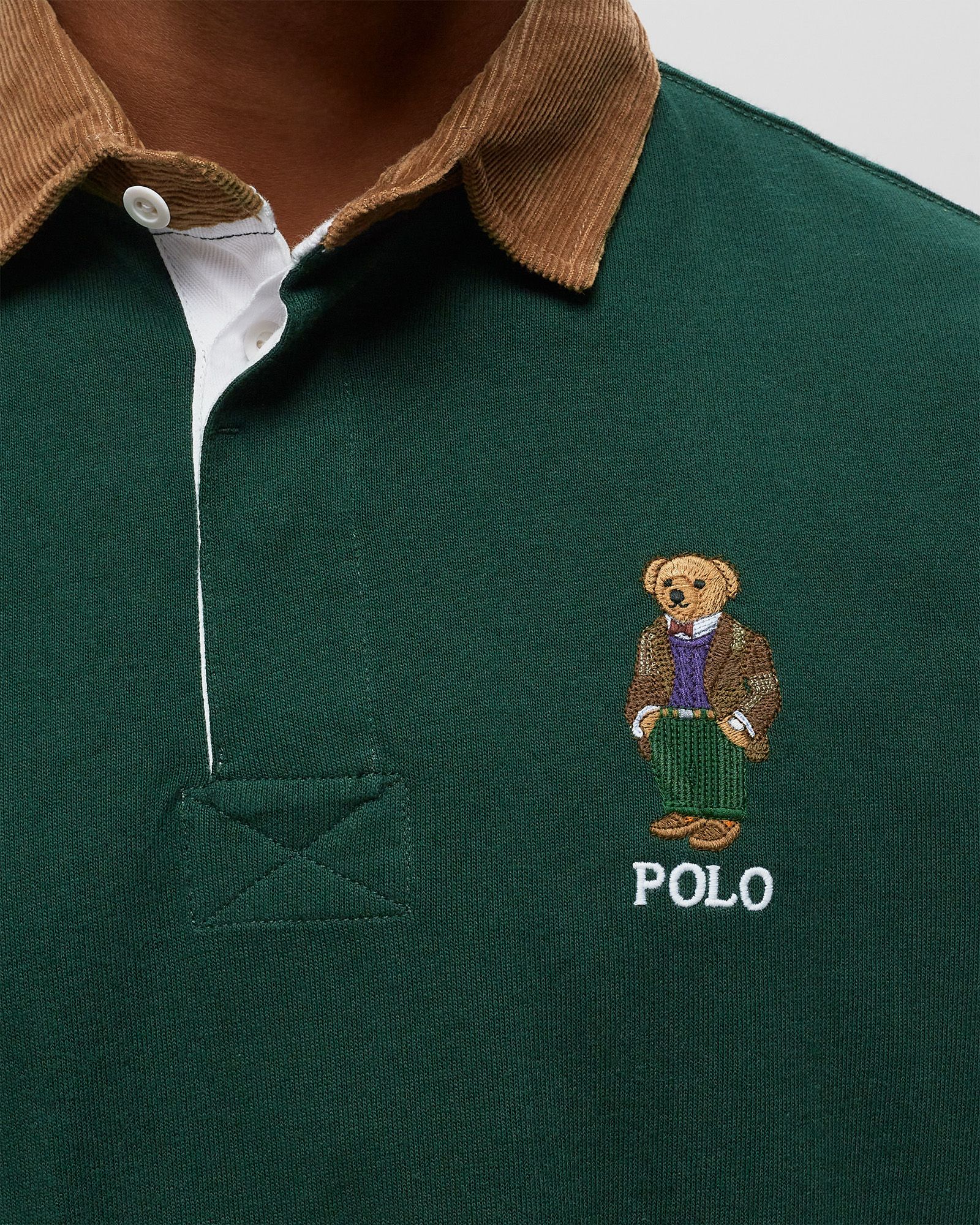 Polo Ralph Lauren L/S RUGBY SHIRT Green | BSTN Store