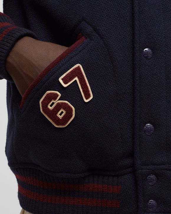 VARSITY LINED BOMBER JACKET