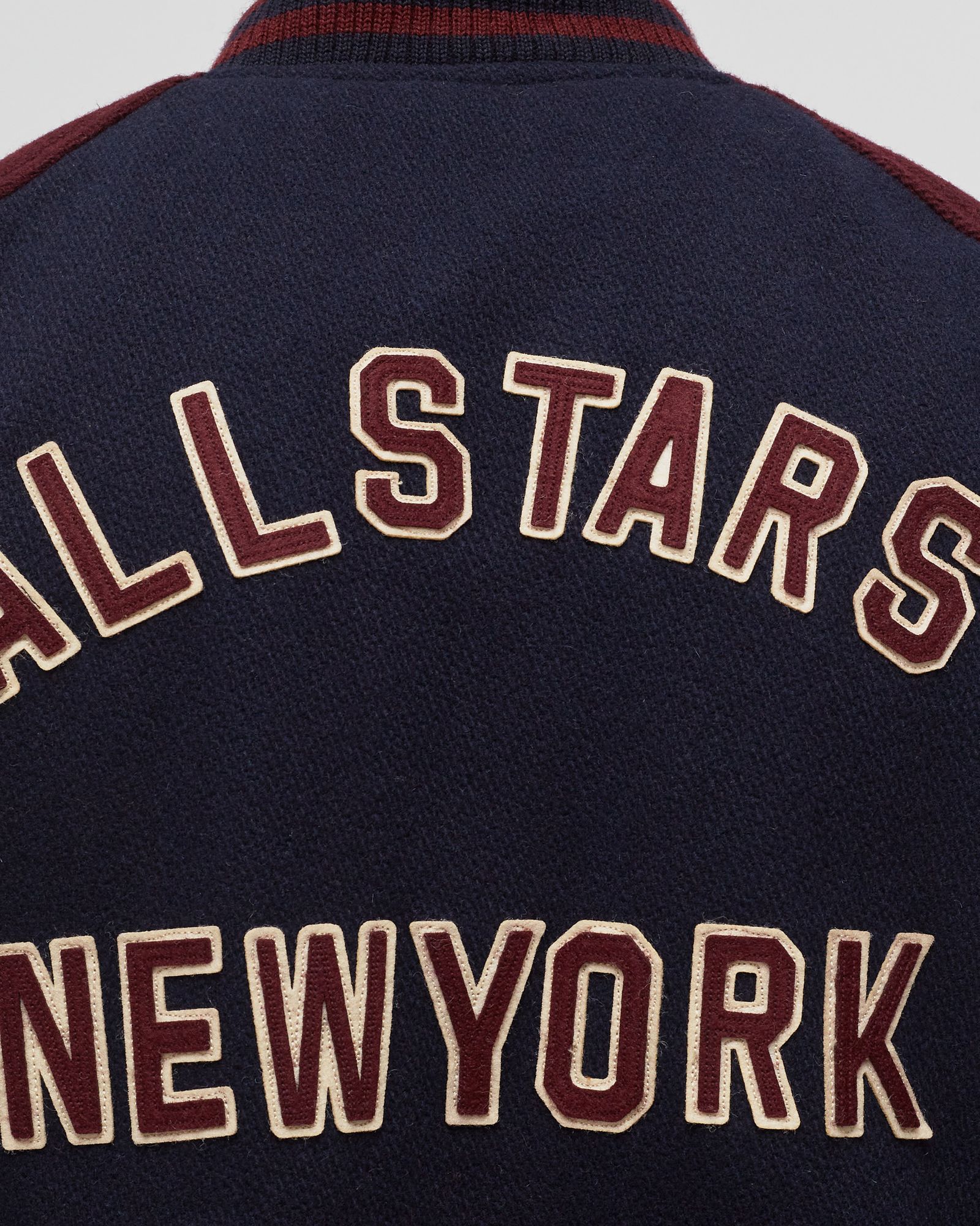 VARSITY LINED BOMBER JACKET