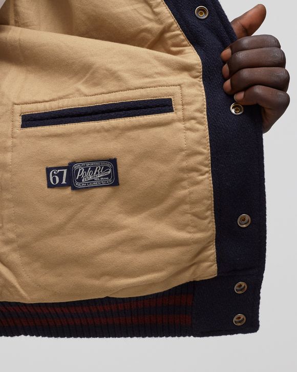 VARSITY LINED BOMBER JACKET