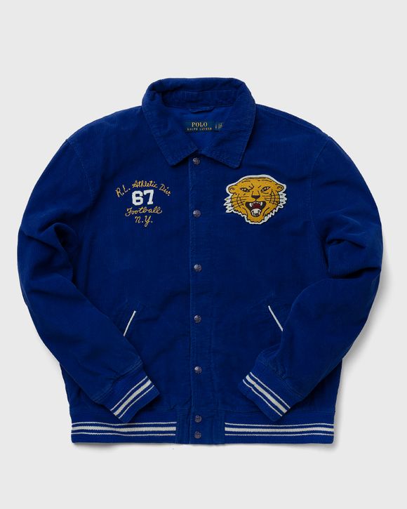 Polo Ralph Lauren VARSITY LINED BOMBER JACKET Blue - HERITAGE ROYAL