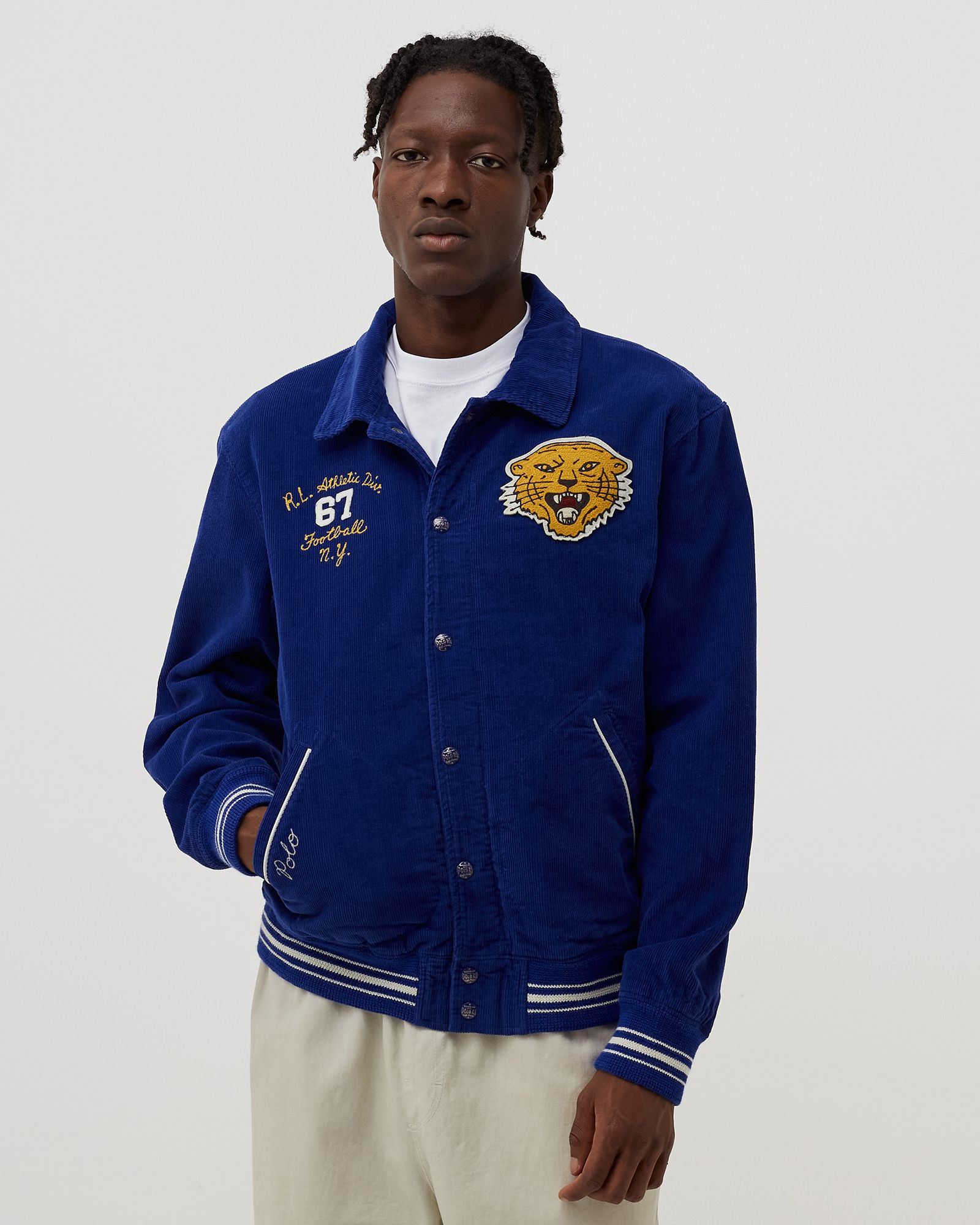 VARSITY LINED BOMBER JACKET