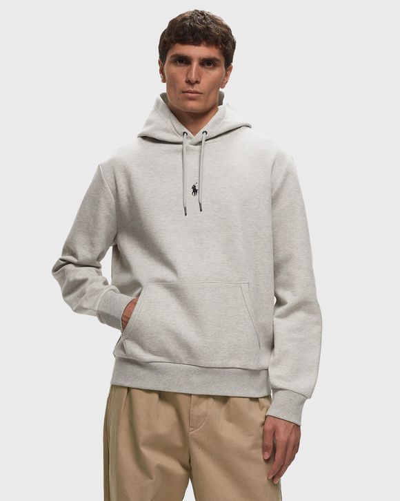 Polo ralph lauren grey hoodie hot sale