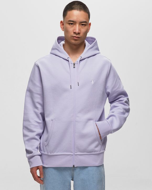 Purple polo hot sale hoodie mens