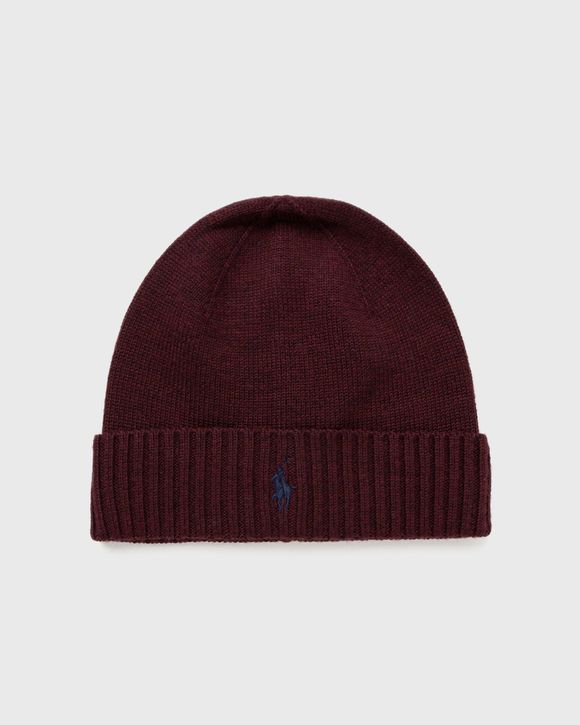 Maroon ralph sales lauren hat