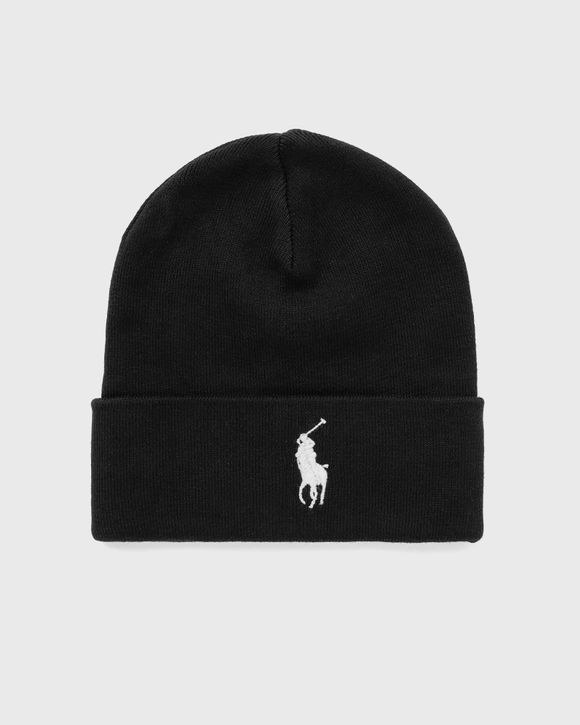 Black and 2025 white polo beanie