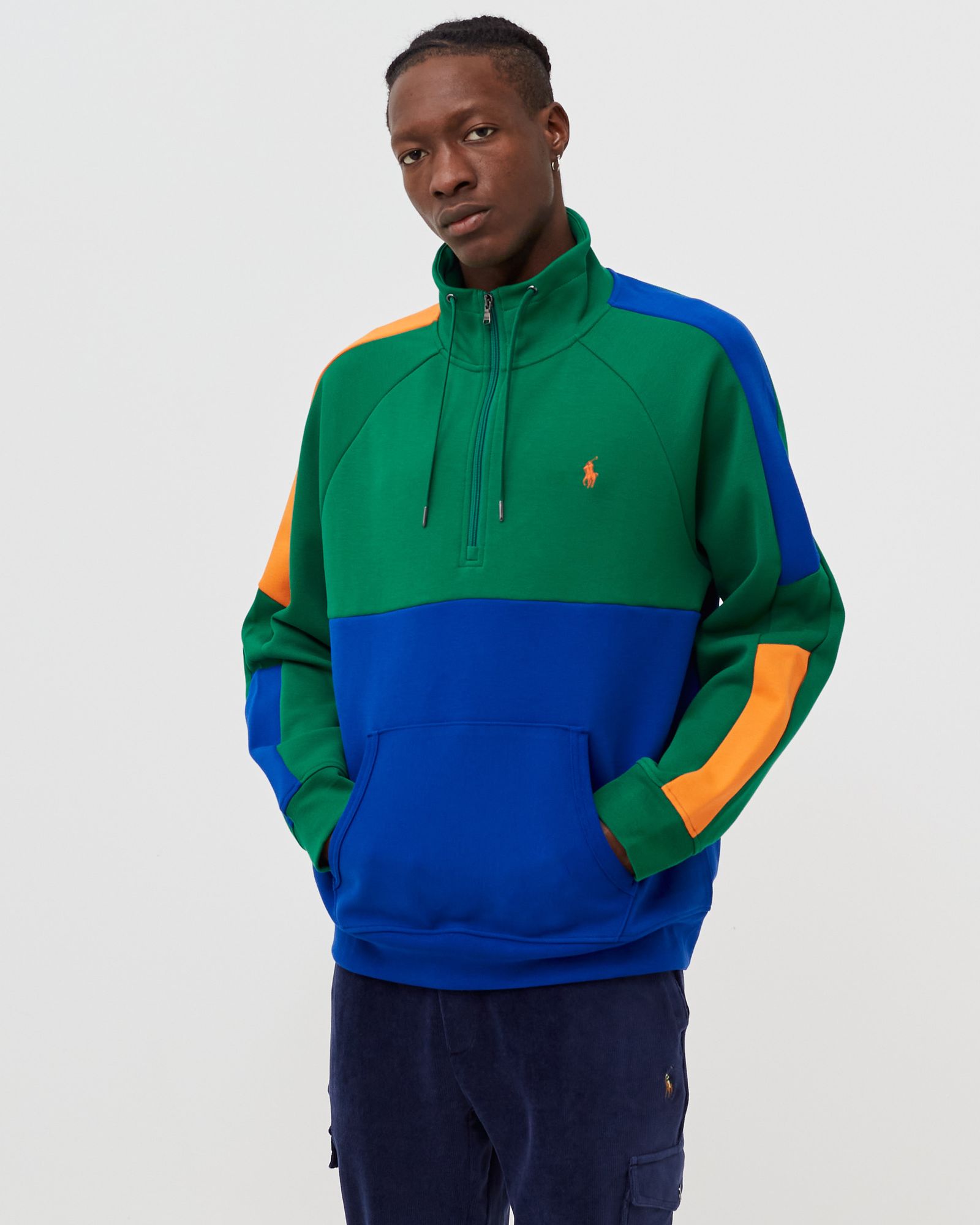 LSHZPKTM23-L/S HALF ZIP SWEATSHIRT