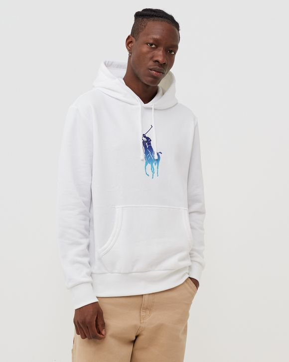 White polo hotsell ralph lauren sweatshirt