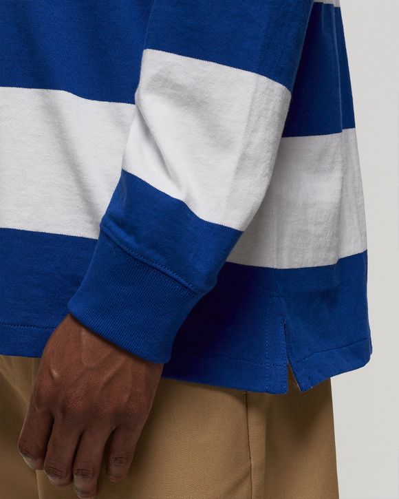 Polo Ralph Lauren LONG SLEEVE-RUGBY Blue/White | BSTN Store