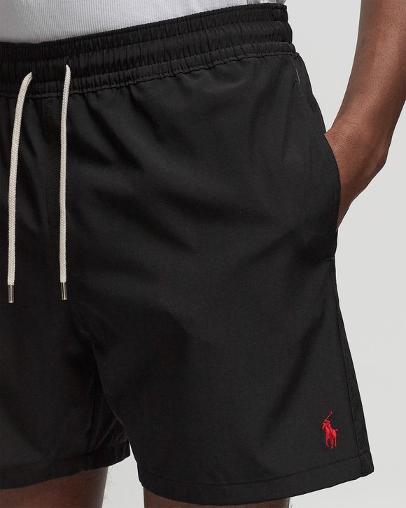 Black polo swim trunks online