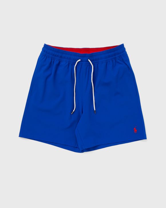 Ralph Lauren Kids striped drawstring-waist swim shorts - Blue