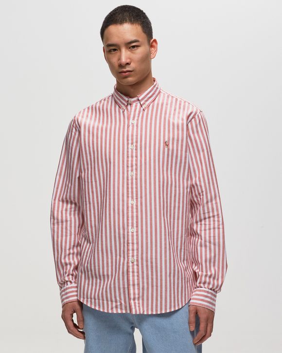 Red and white polo ralph hot sale lauren shirt