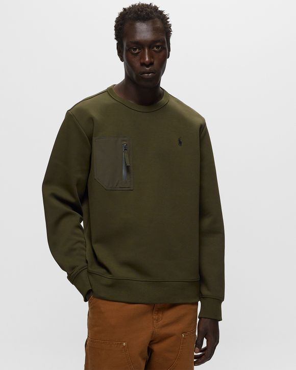 Ralph lauren hot sale olive sweatshirt