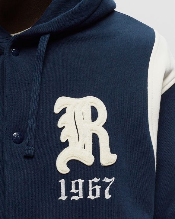 Polo Ralph Lauren BASEBLHOODM1-L/S HOODED BASEBALL JACKET Blue