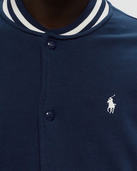 Polo Ralph Lauren Varsity Baseball Sweat Bomber In Navy for Men