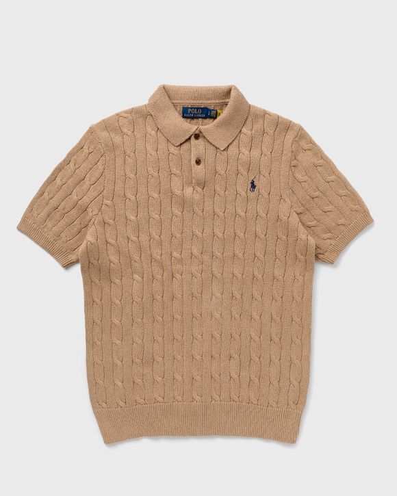 Polo Ralph Lauren SSCBLPLCKTPP S S POLO SHIRT Brown BSTN Store