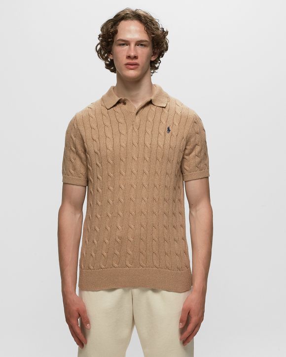 Polo Ralph Lauren SSCBLPLCKTPP S S POLO SHIRT Brown BSTN Store