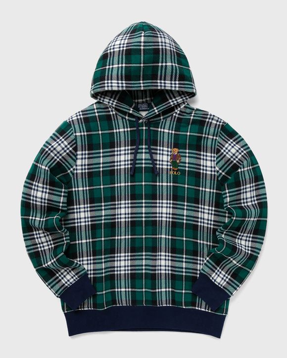 Polo Ralph Lauren Kids' Yankees Plaid Hoodie In Blackwatch