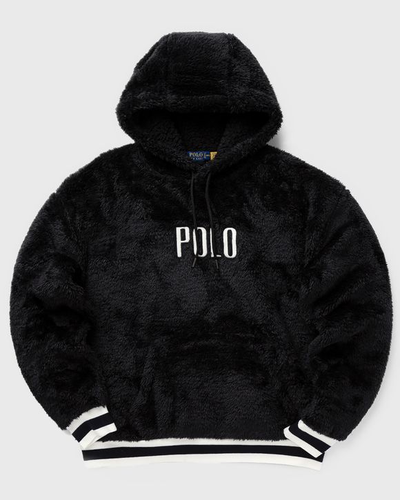 Polo Ralph Lauren HOOD LONG SLEEVE - Hoodie - faded black/black 