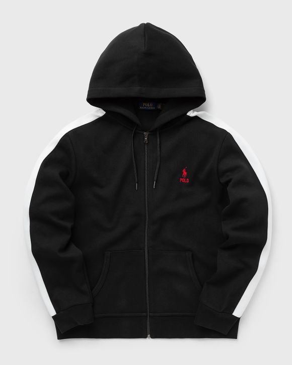 Ralph lauren hoodie black and red sale