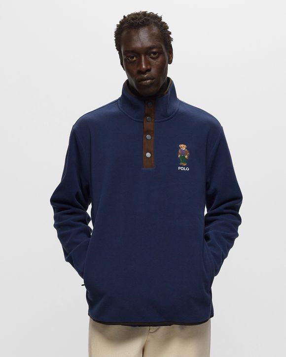 Blue long sleeve shop ralph lauren polo