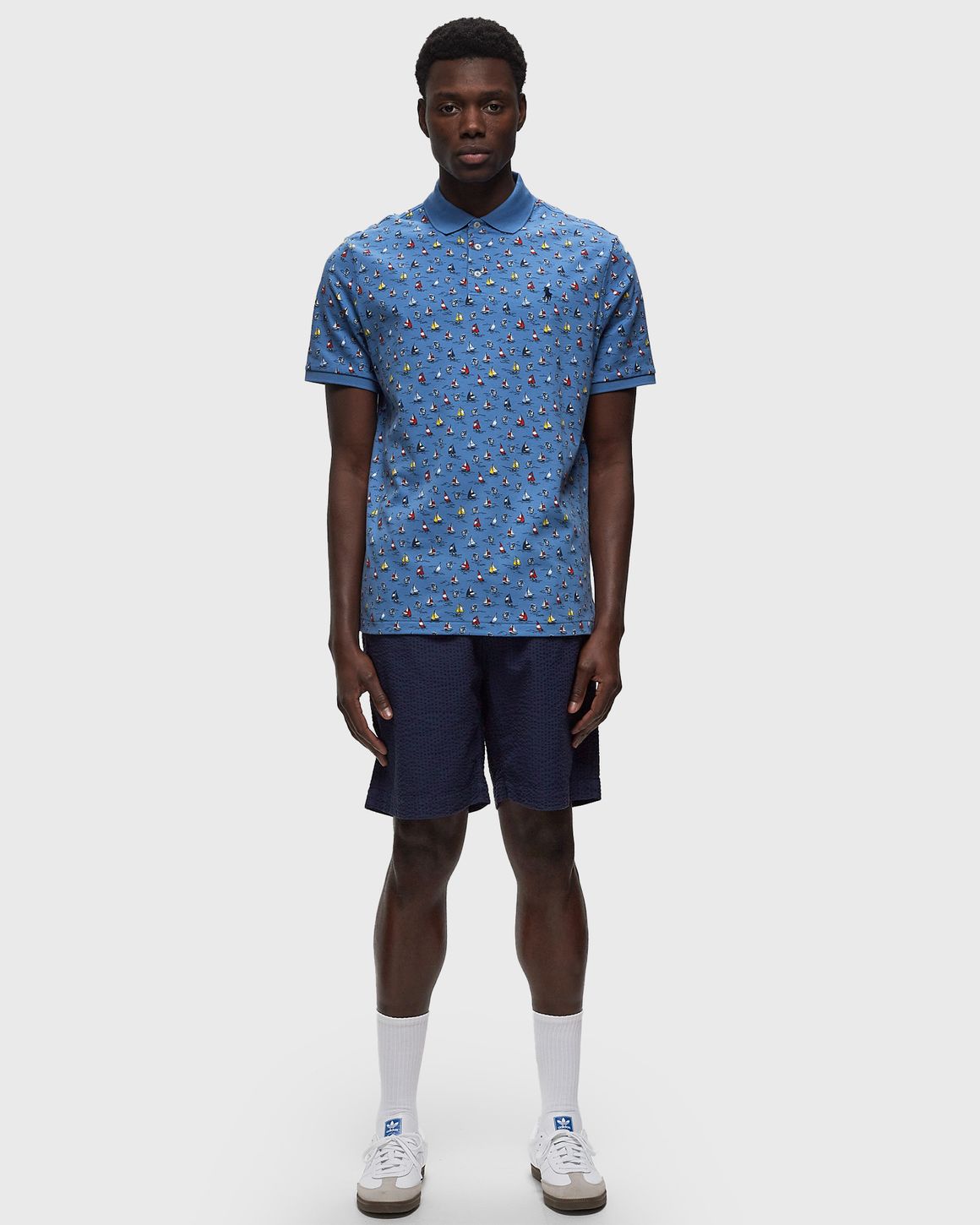 【POLO RALPH LAUREN】SSKCTIPCUSM3-SHORT SLEEVE-POLO SHIRT Polo Ralph Lauren SHORT SLEEVE-POLO SHIRT Blue | BSTN Store
