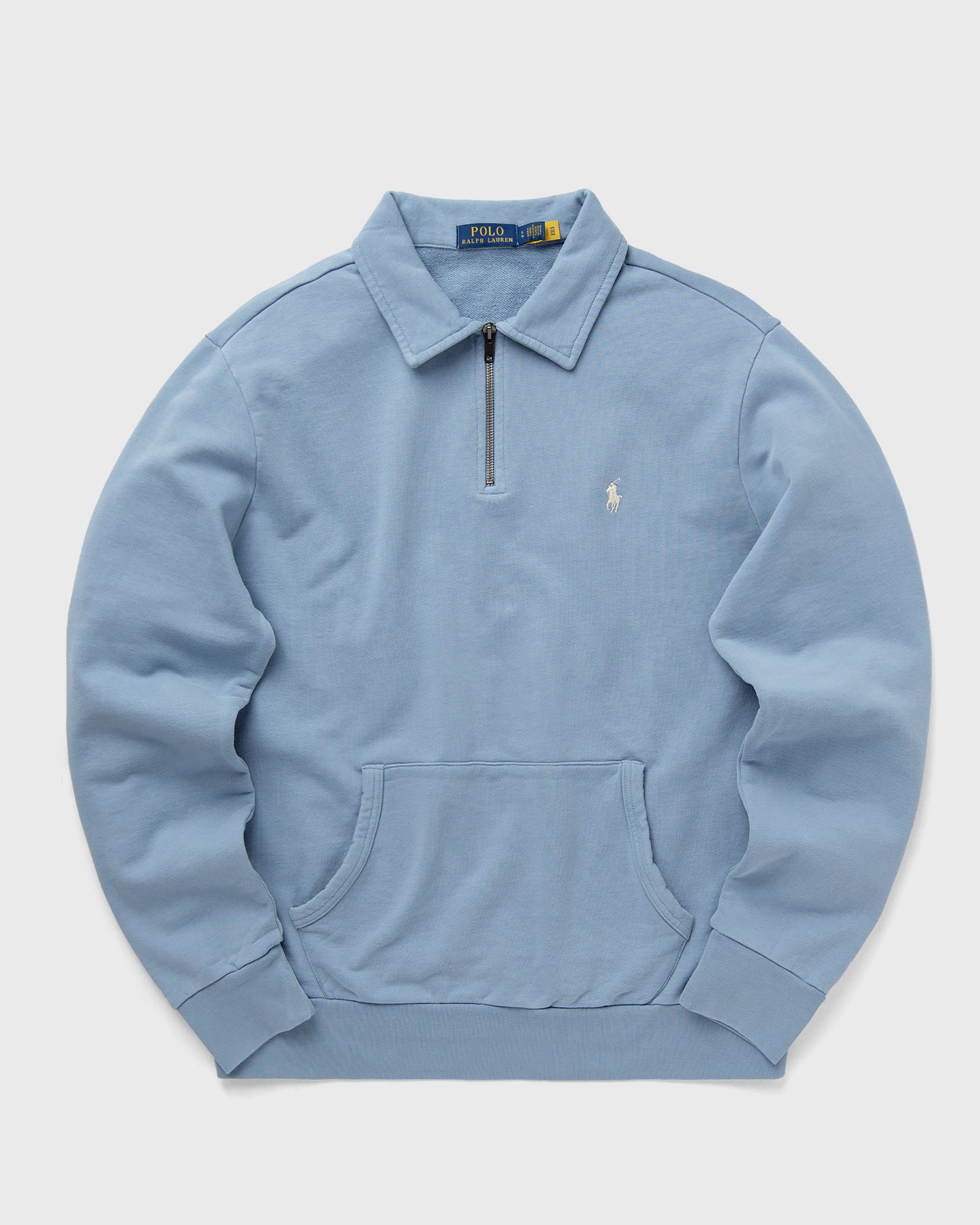 Polo Ralph Lauren - long sleeve-sweatshirt men half-zips blue in größe:xl