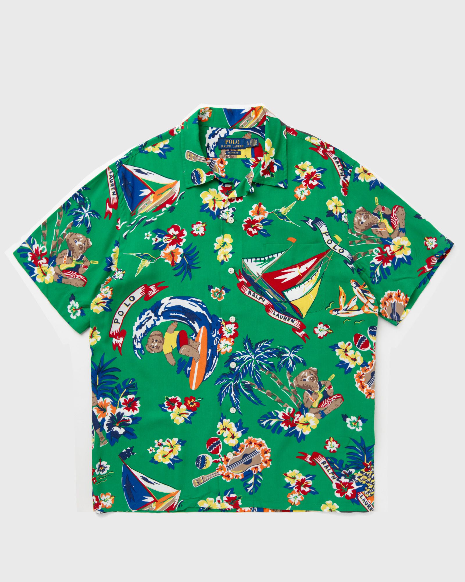 Polo Ralph Lauren - clady1pksss-short sleeve-sport shirt men shortsleeves multi in größe:xl