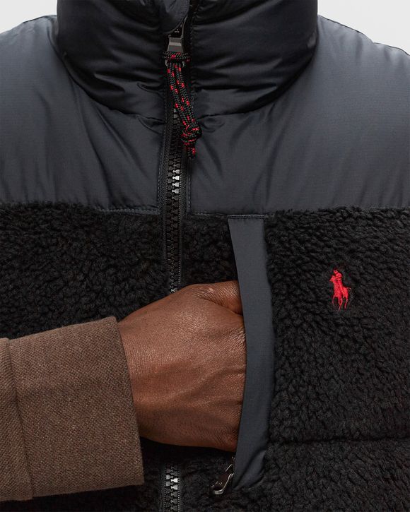 Black polo puffer vest clearance
