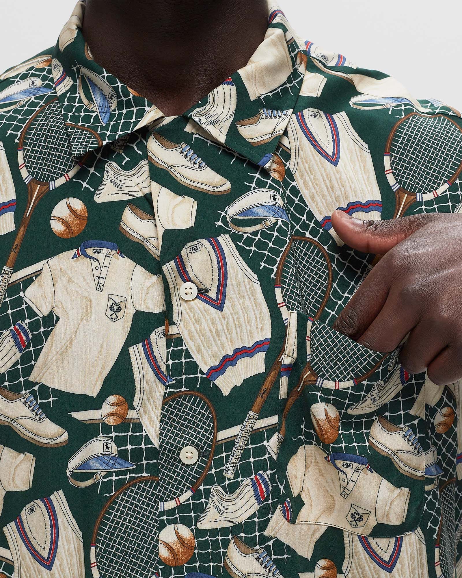 WIMBLEDON SHORT SLEEVE-SPORT SHIRT