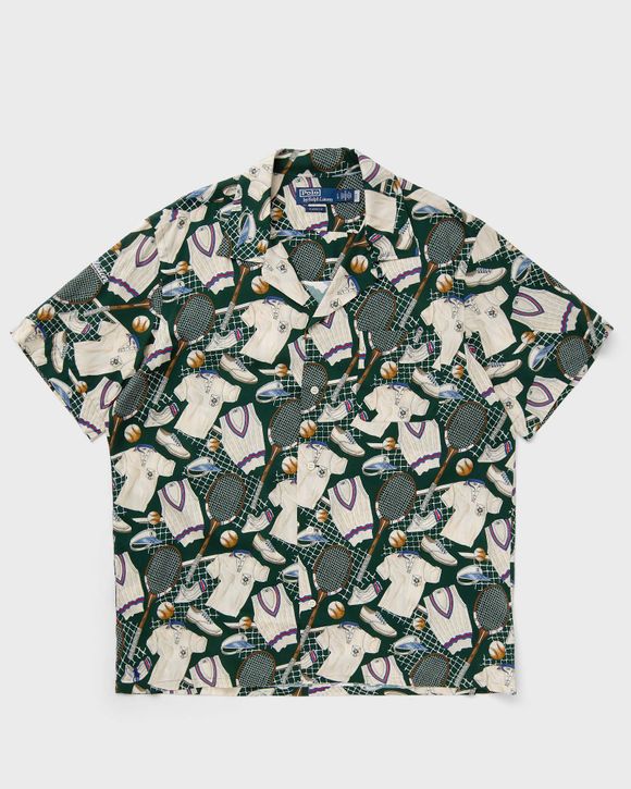 Polo Ralph Lauren WIMBLEDON SHORT SLEEVE-SPORT SHIRT Green