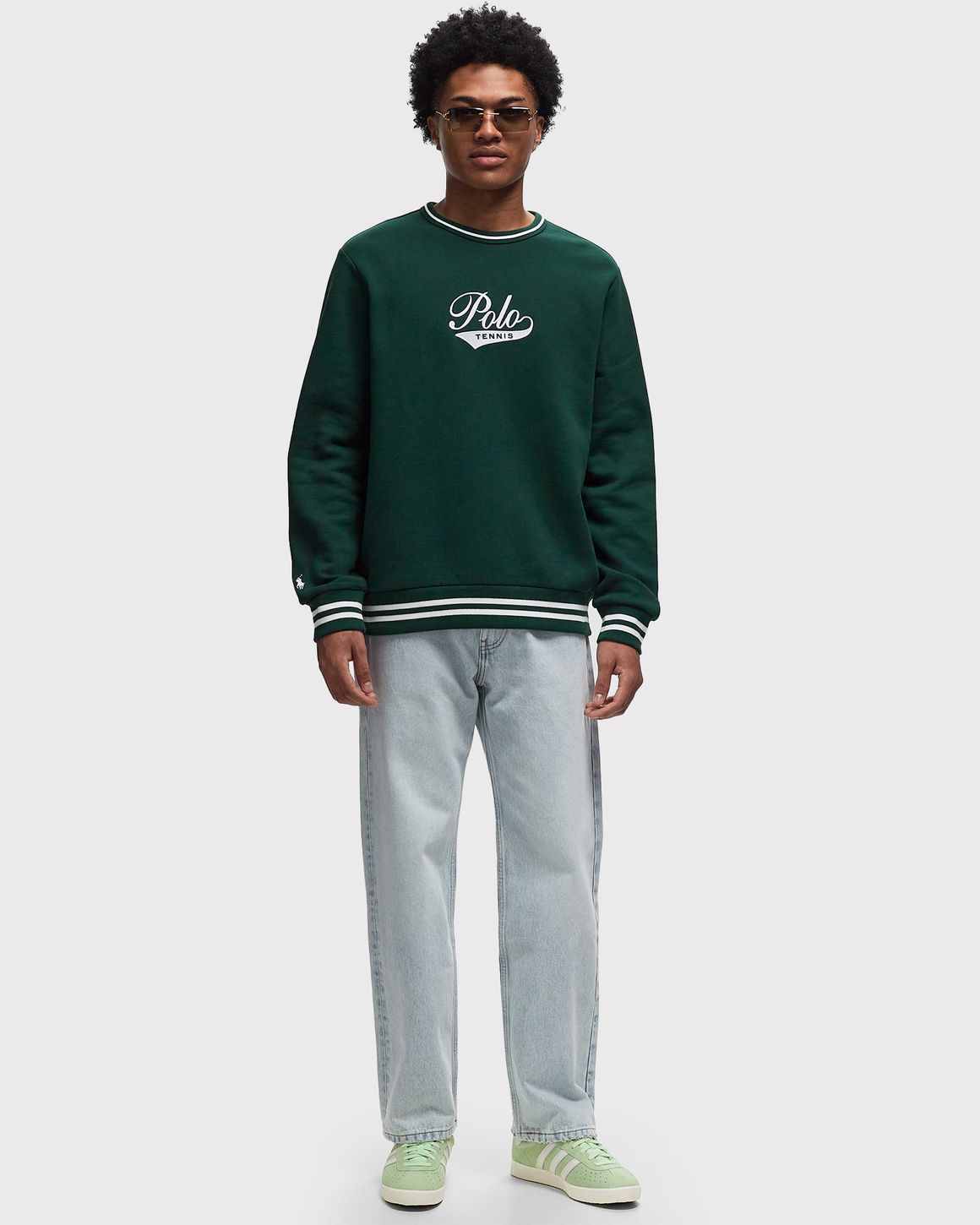 Polo Ralph Lauren WIMBLEDON LONG SLEEVE-SWEATSHIRT Green | BSTN Store